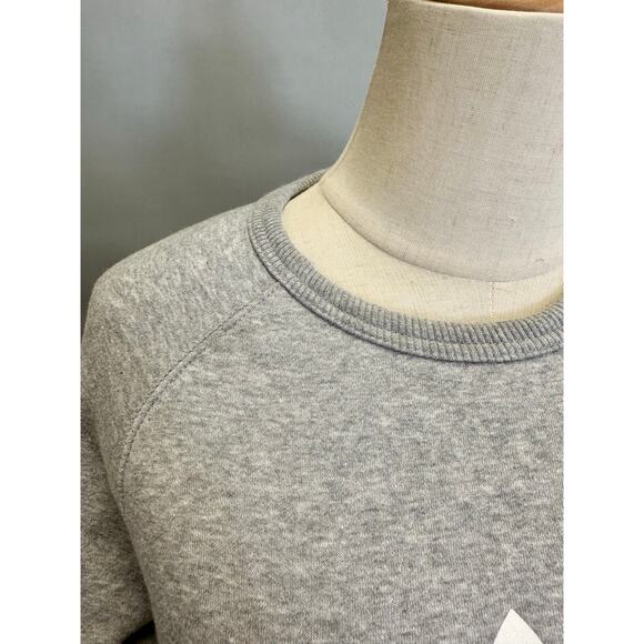 Adidas Originals Trefoil Crew Sweatshirt in Gray Size Small - Picture 8 of 12